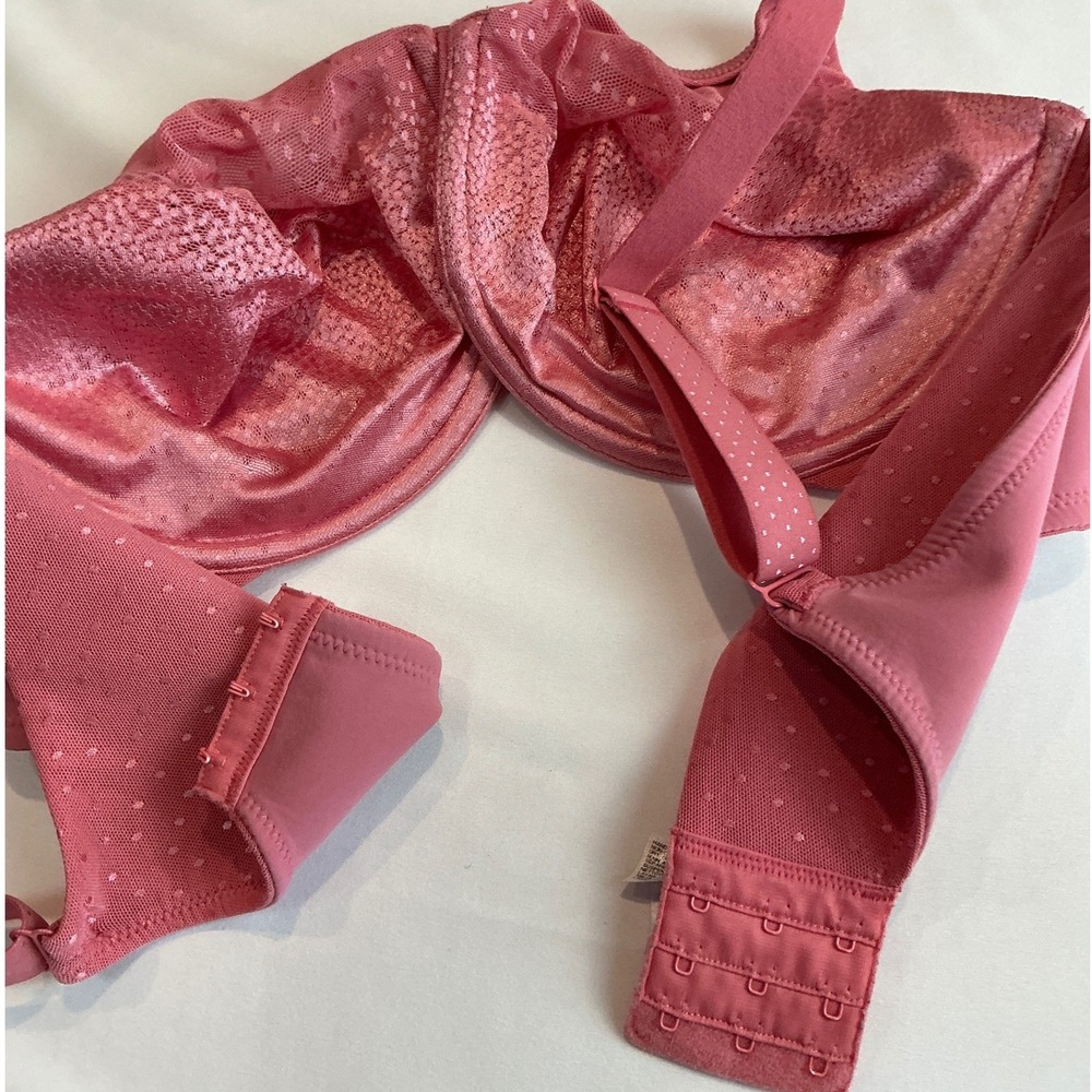 Wacoal Back Appeal Seamless Underwire Bra Chateau Rose Pink 40DD 40E 853303 EUC